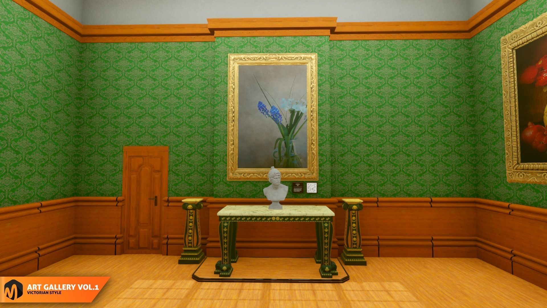 Art gallery Vol1 - victorian style 3D model_6