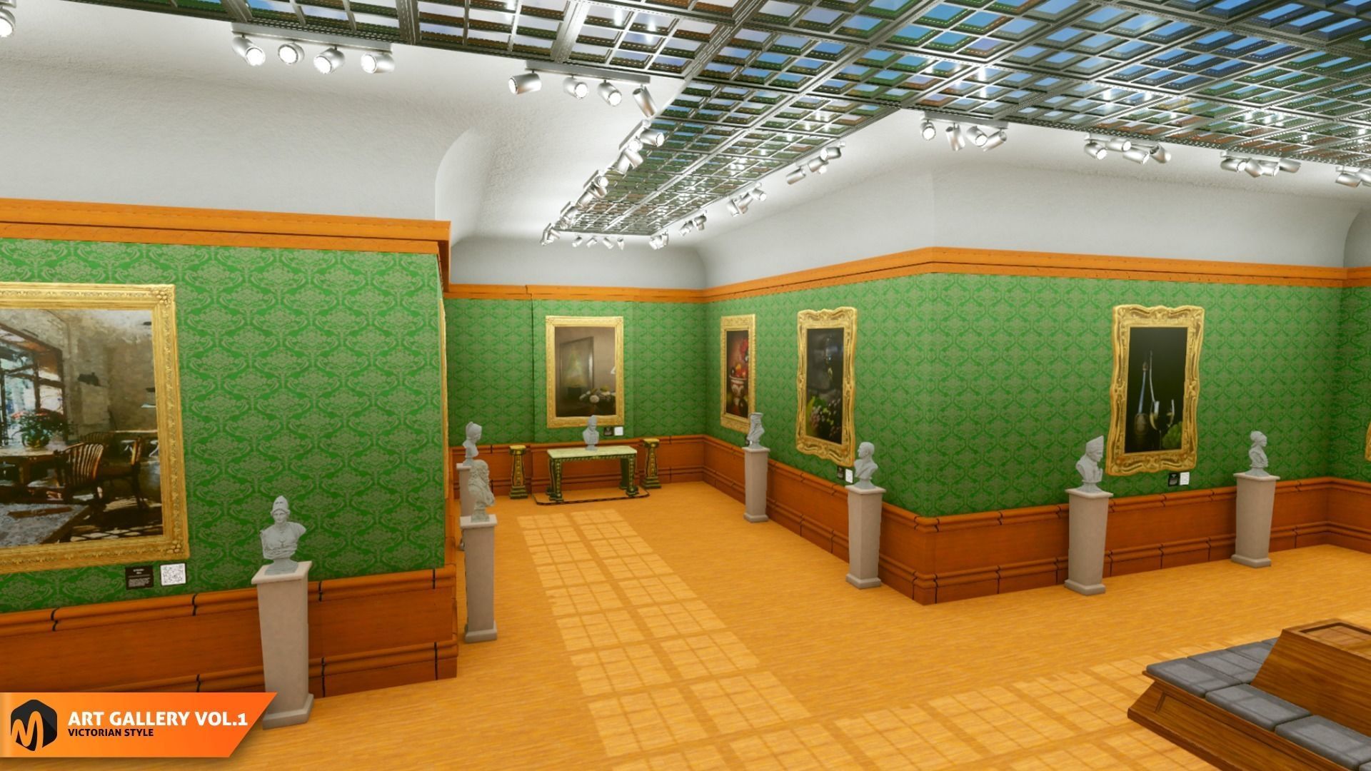 Art gallery Vol1 - victorian style 3D model_11