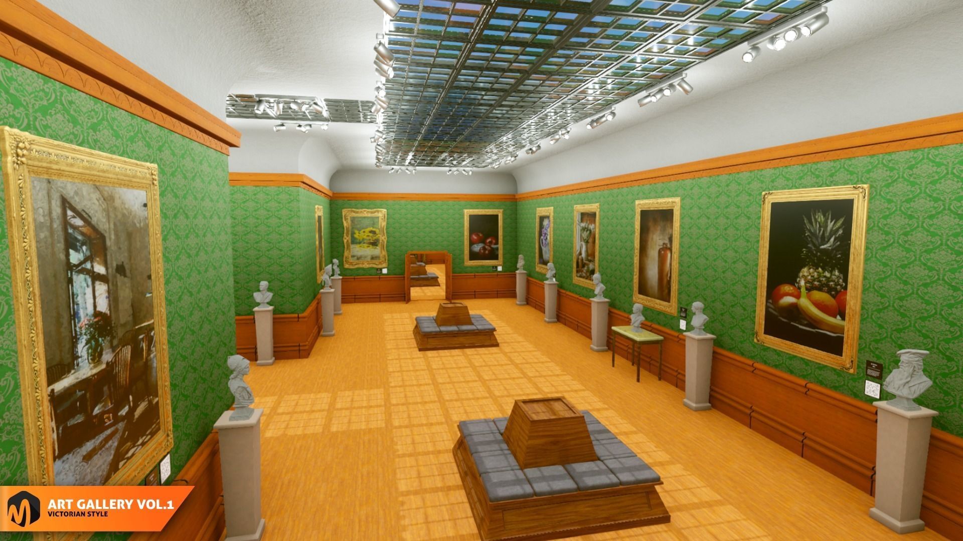 Art gallery Vol1 - victorian style 3D model_10