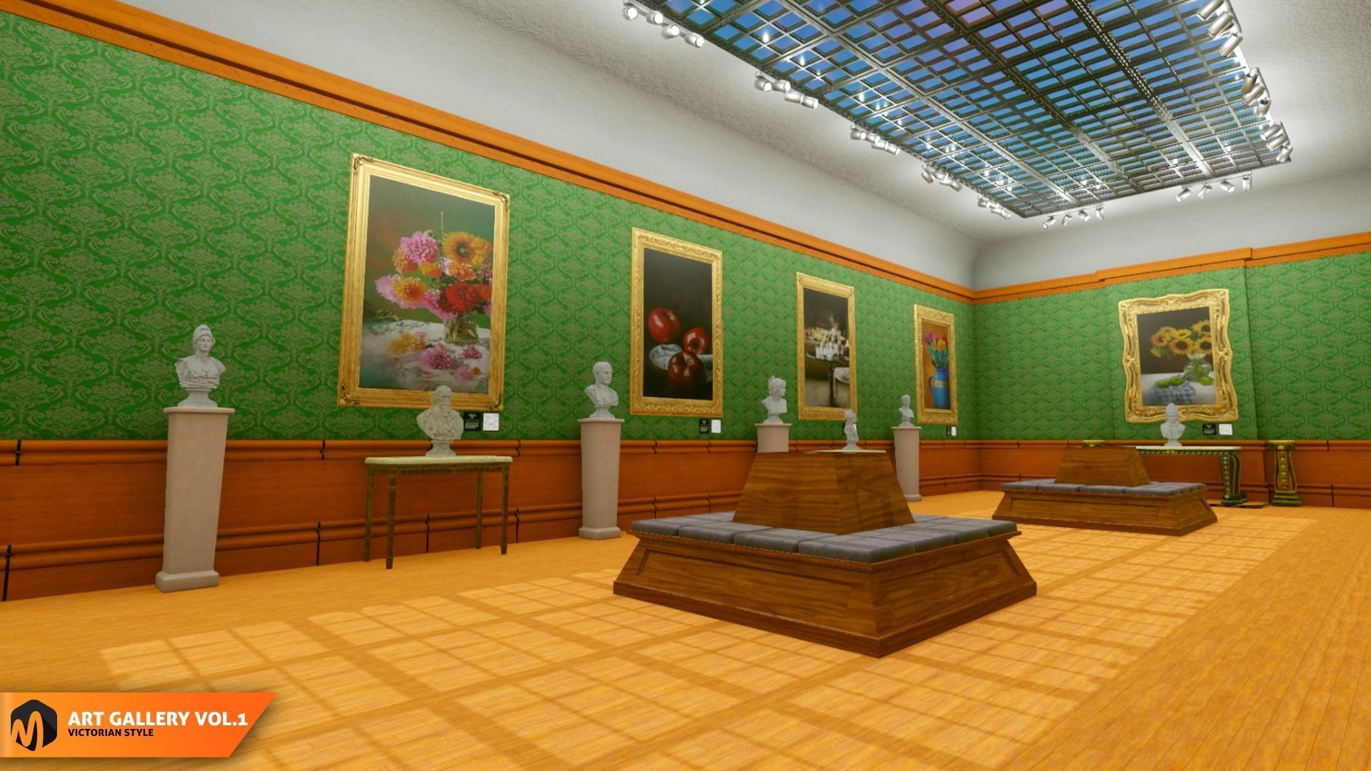Art gallery Vol1 - victorian style 3D model_2