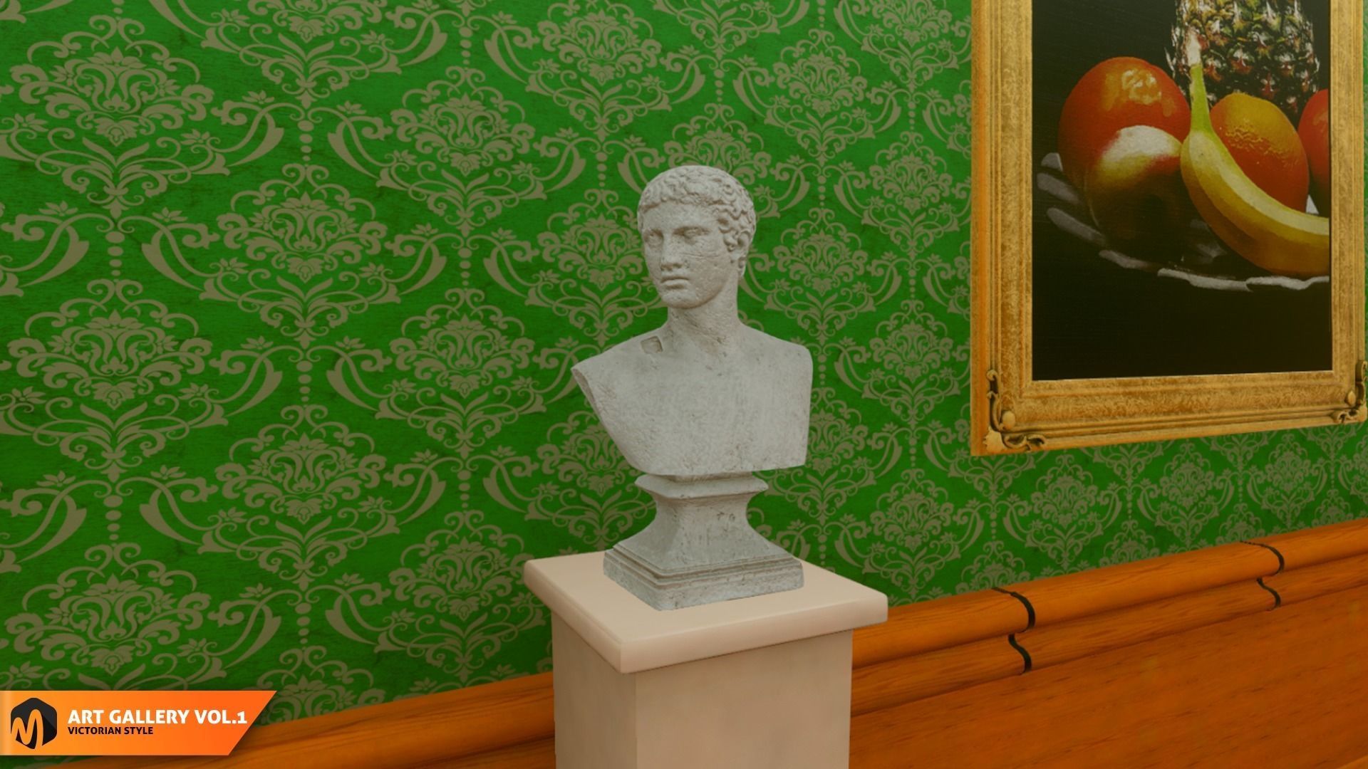 Art gallery Vol1 - victorian style 3D model_16