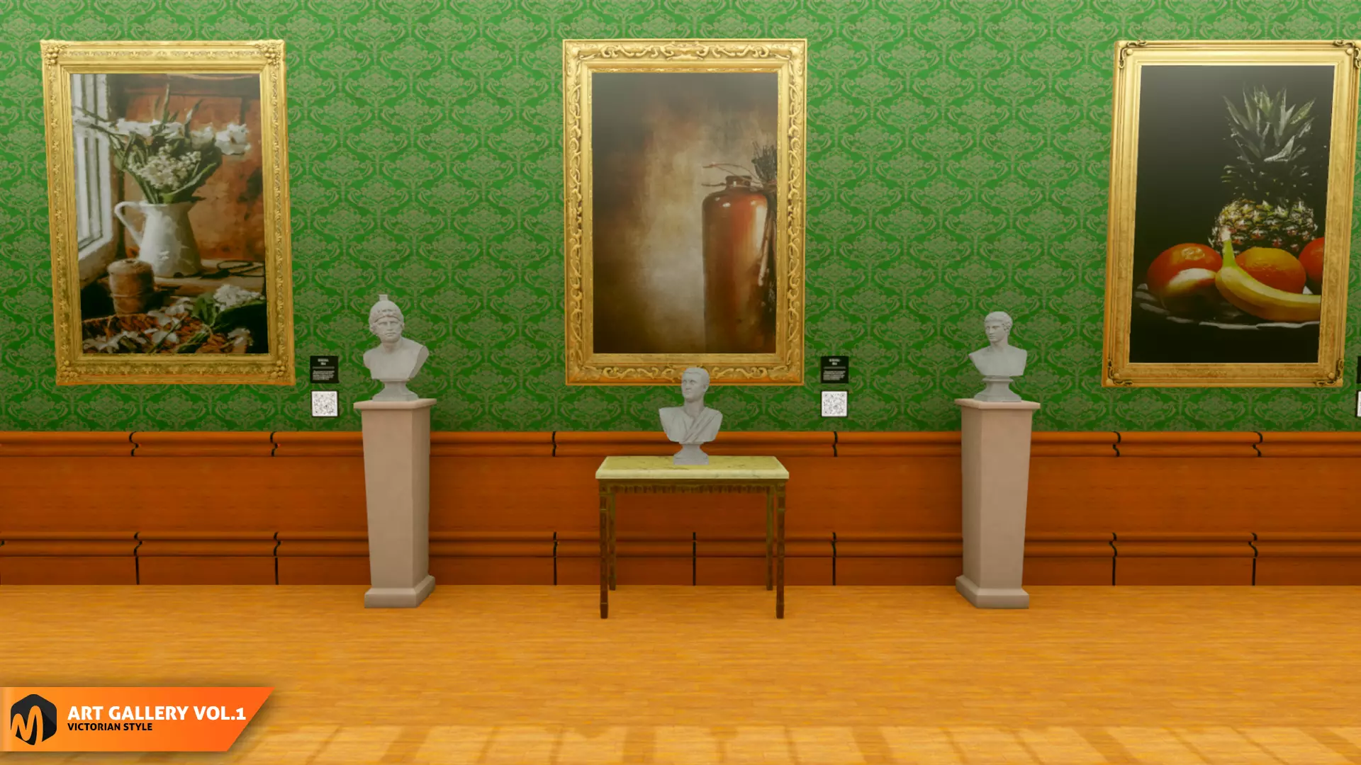 Art gallery Vol1 - victorian style 3D model_0