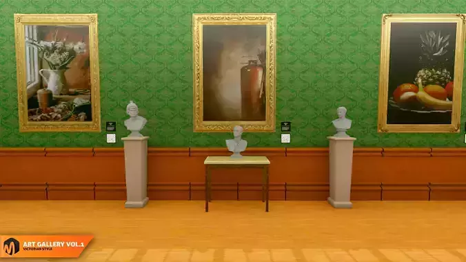 Art gallery Vol1 - victorian style 3D model