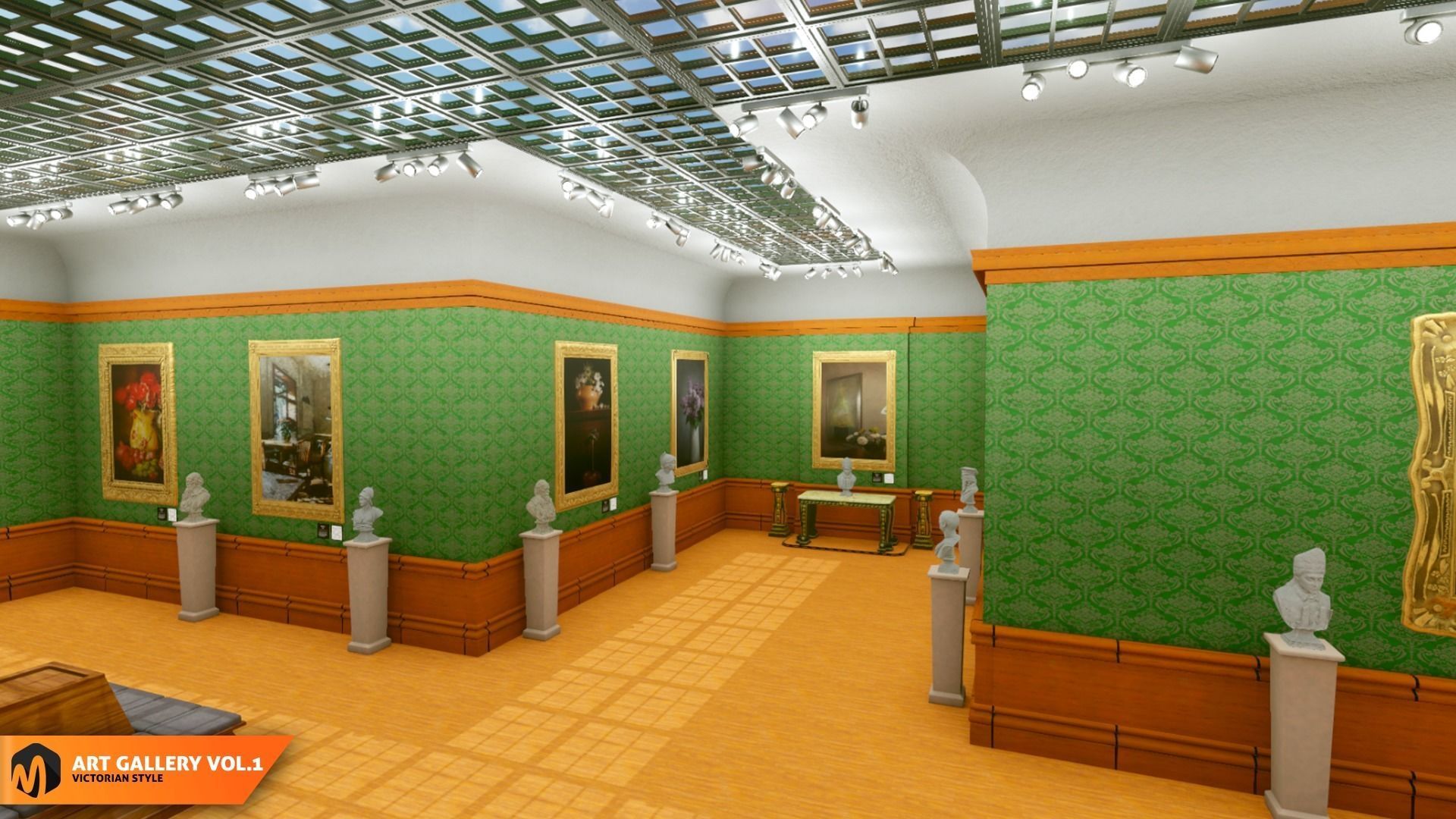 Art gallery Vol1 - victorian style 3D model_14
