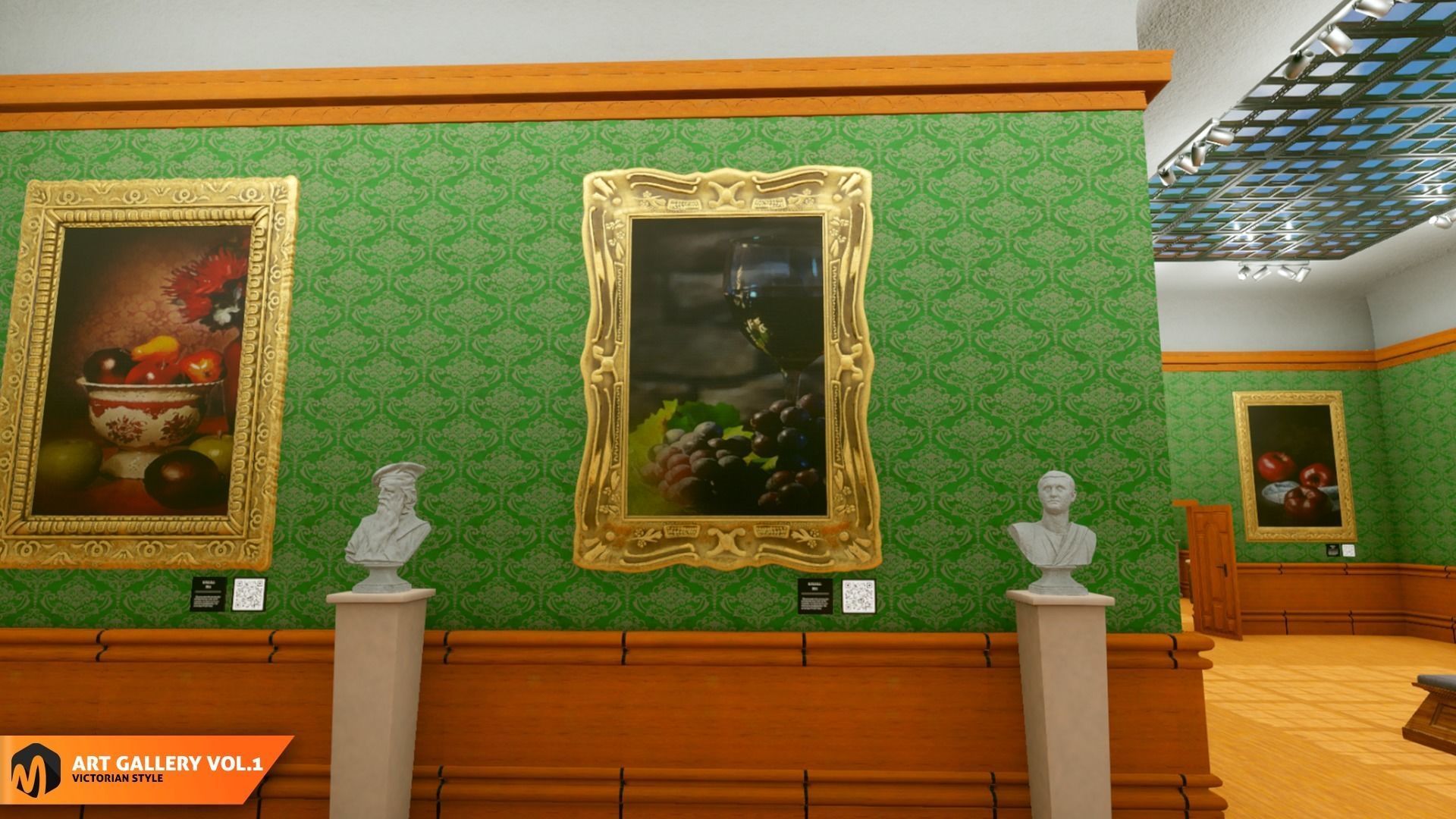 Art gallery Vol1 - victorian style 3D model_9