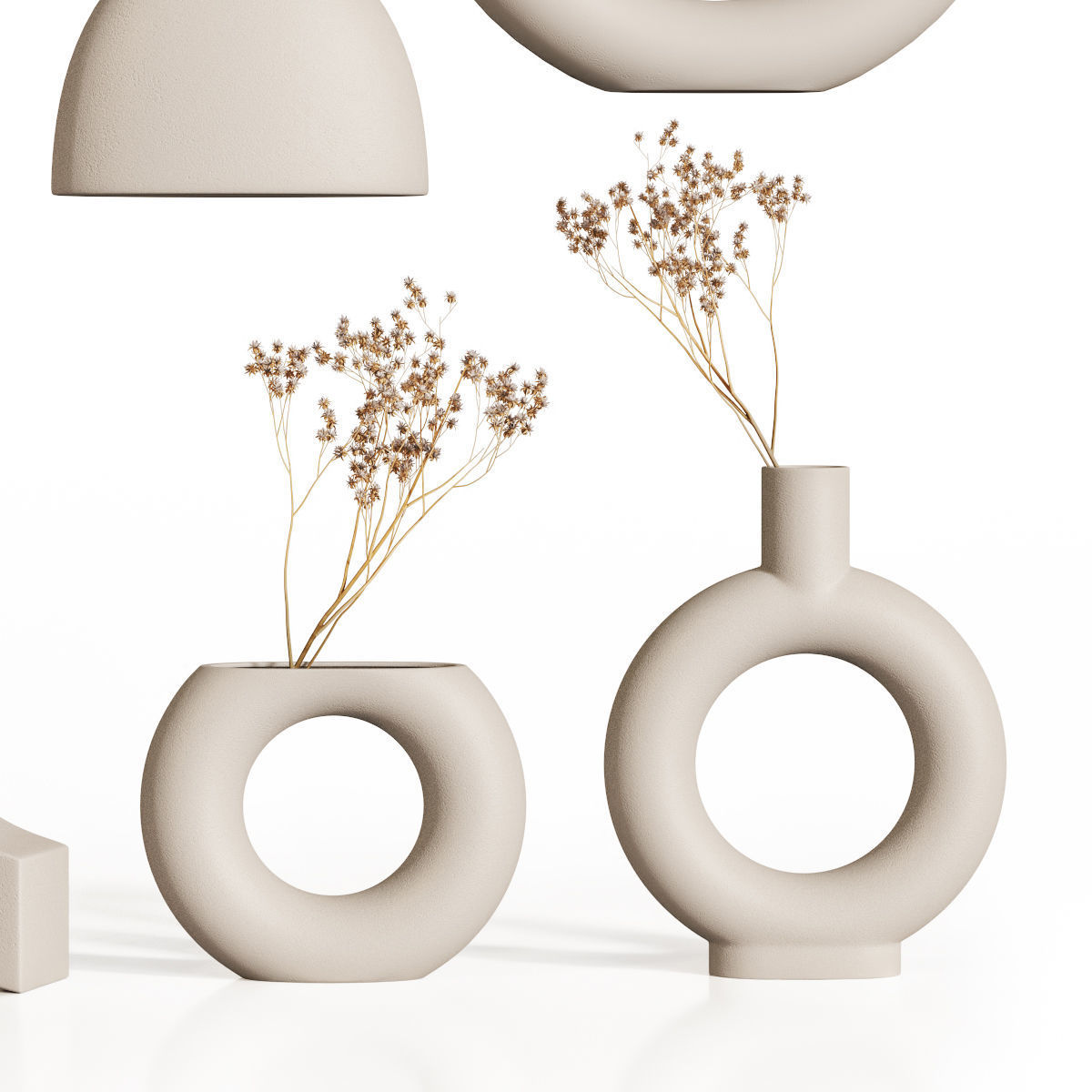 Vases minimalism 3D model_2