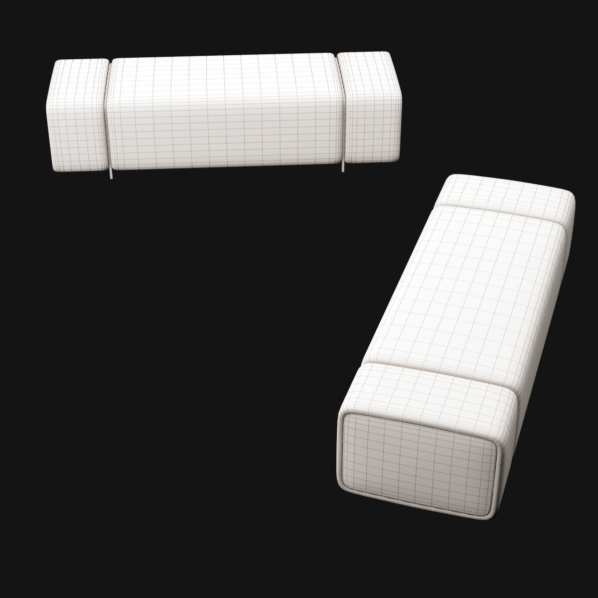 bed bench 8 3D model_7