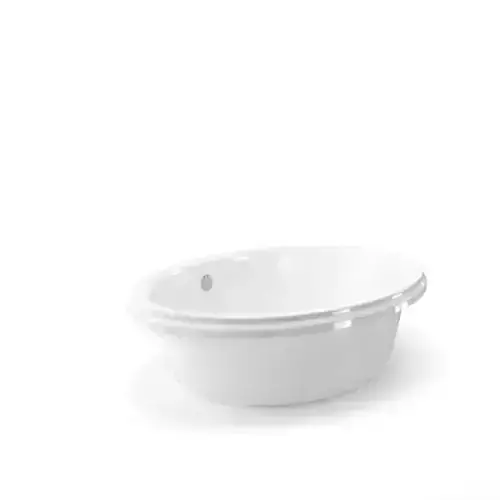 White Porcelain Bathtub