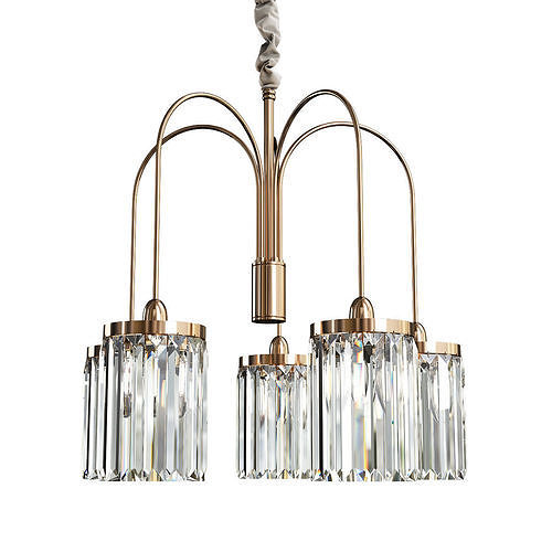 Chandelier Newport Gold m0062713 Low-poly 3D model