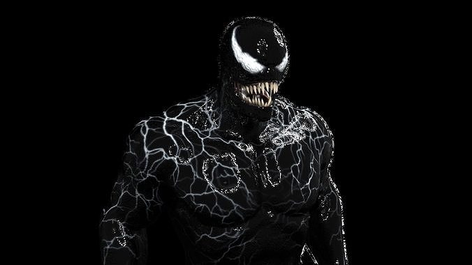 Venom Low-poly 3D model