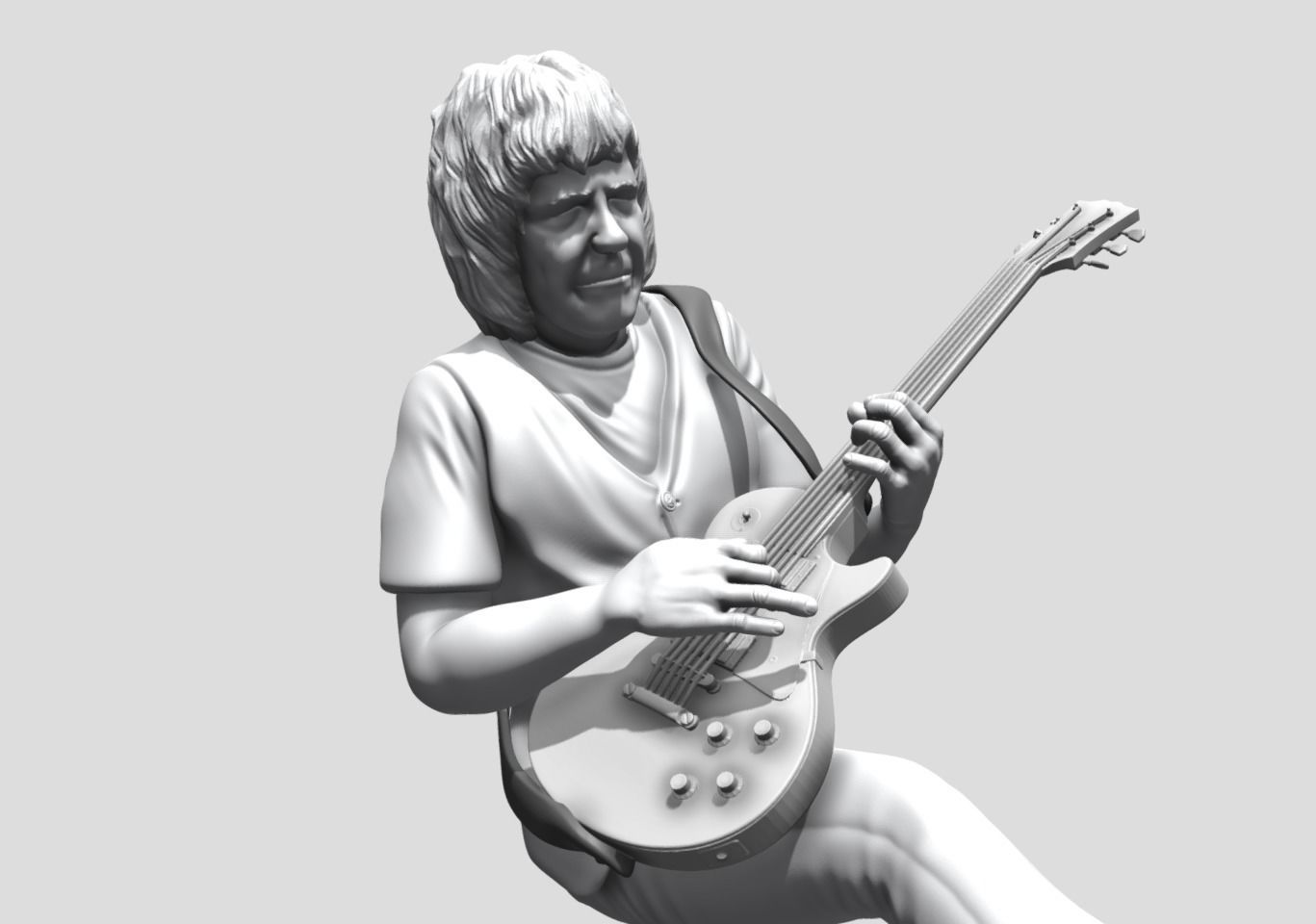 Gary Moore Live Belfast 1989 - 3D printing 3D print model_13