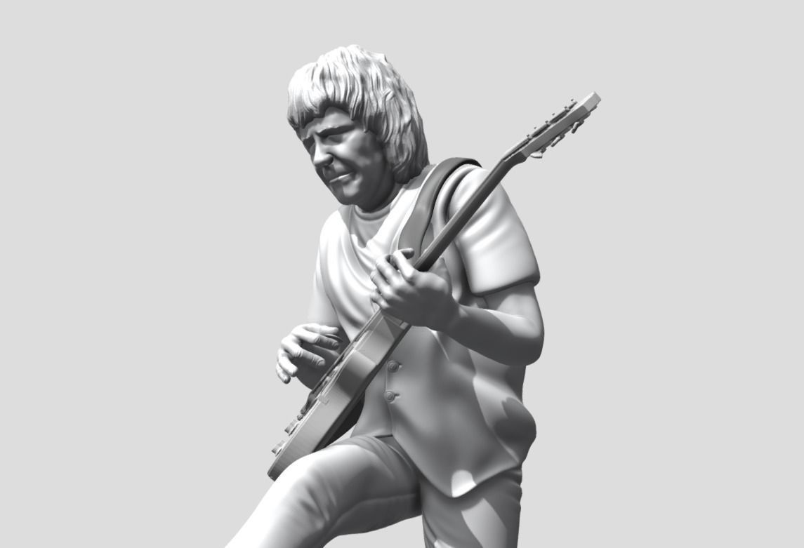 Gary Moore Live Belfast 1989 - 3D printing 3D print model_11