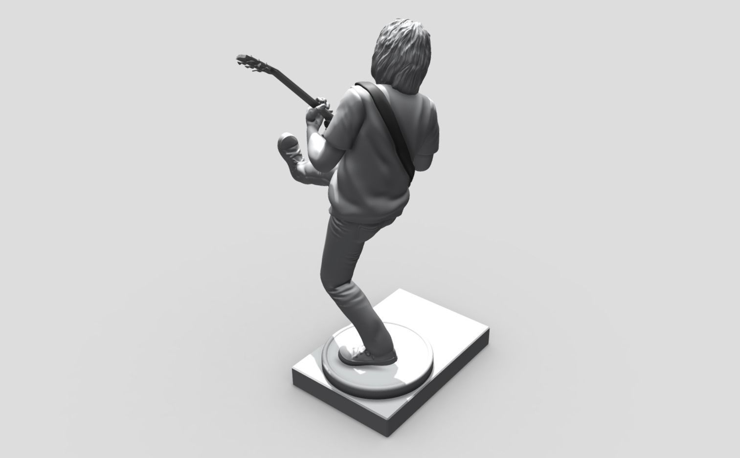 Gary Moore Live Belfast 1989 - 3D printing 3D print model_5