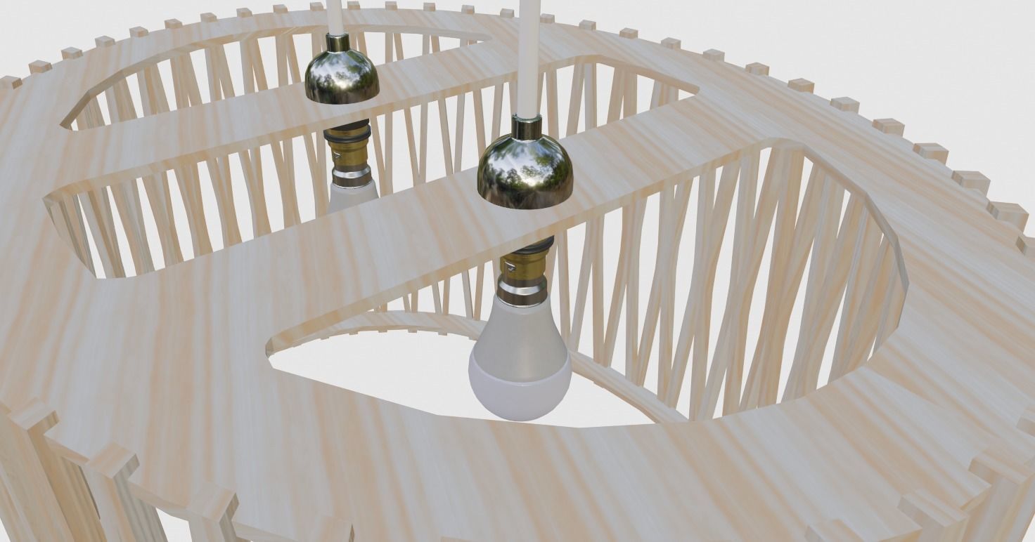 Pendant Ceiling Light P176 3D model_18