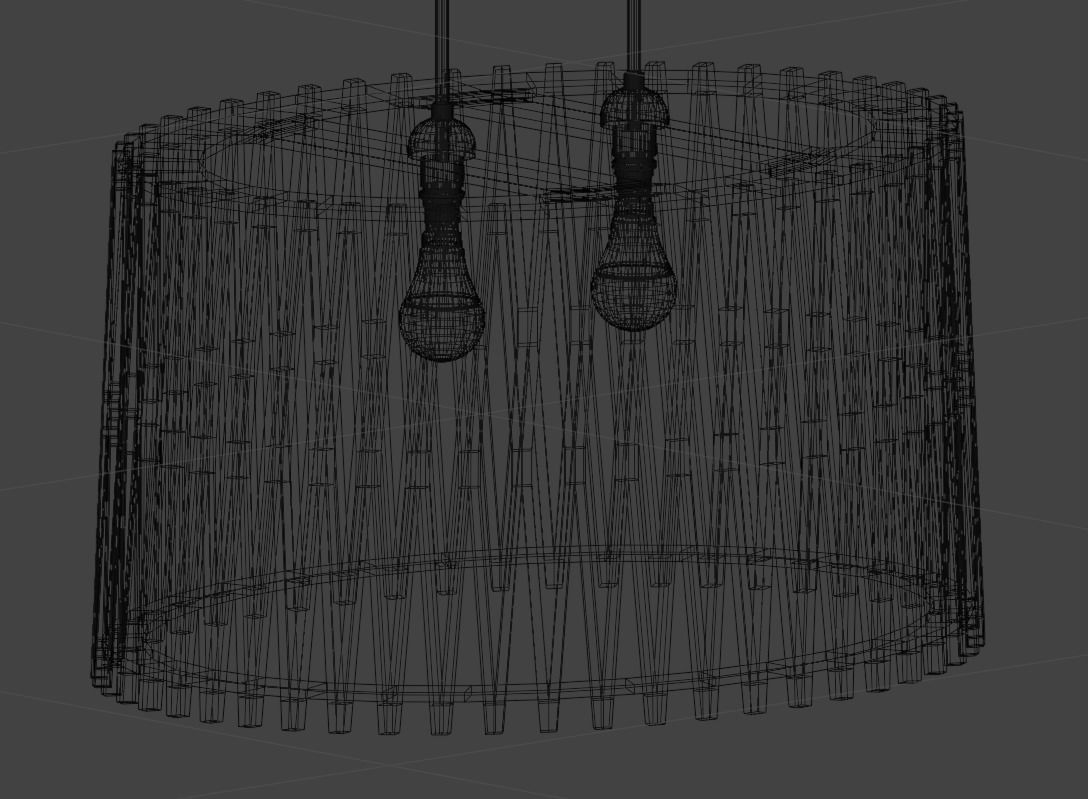 Pendant Ceiling Light P176 3D model_29