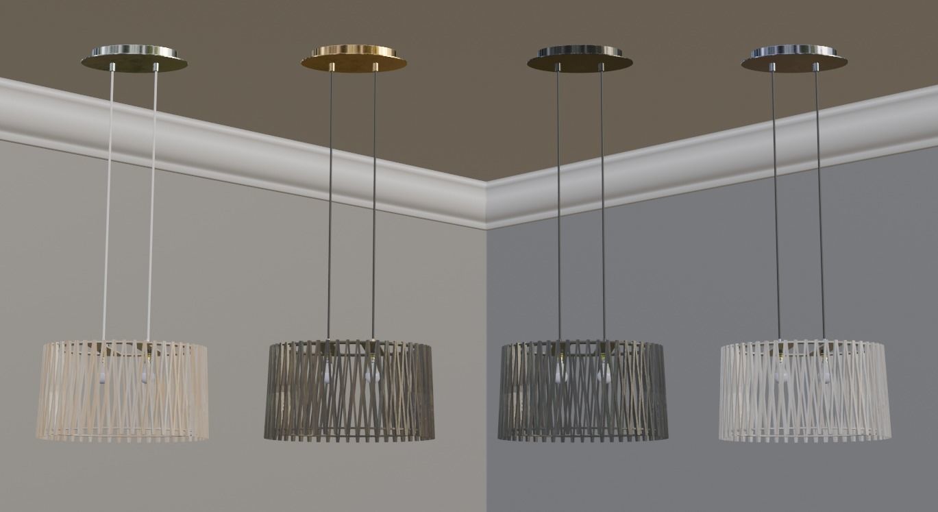 Pendant Ceiling Light P176 3D model_21