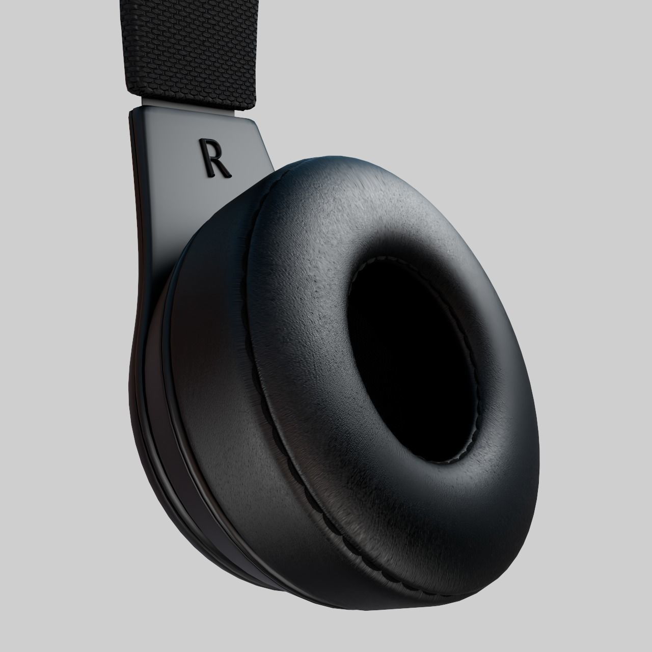 No Brand Headphones Free 3D model_6