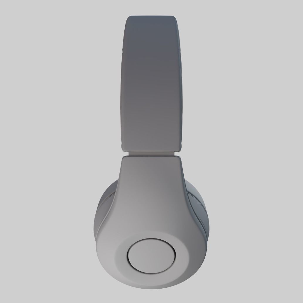 No Brand Headphones Free 3D model_4
