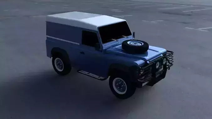 Land Rover Defender 90 Hard Top HDRI