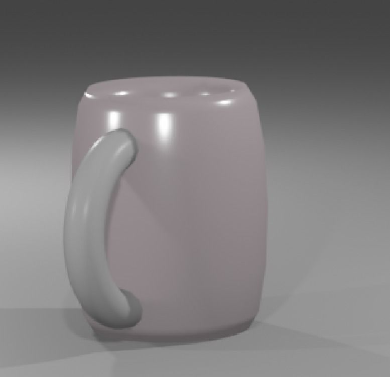 3D Mug beer Low-poly 3D model_1
