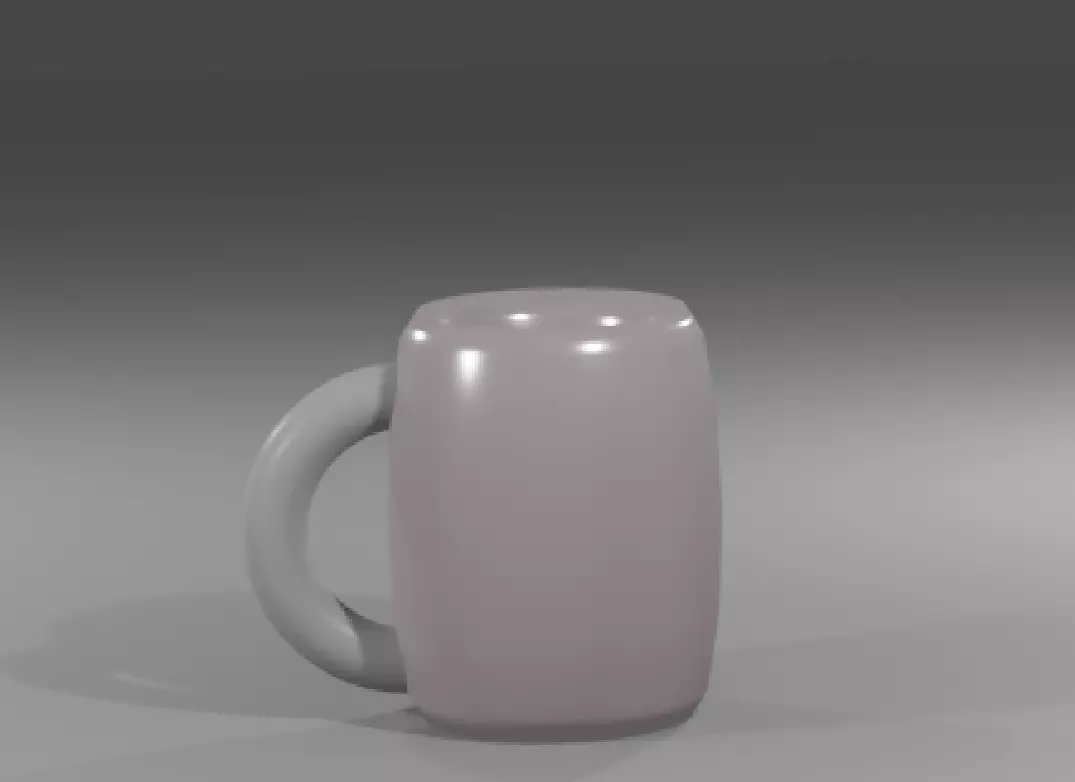 3D Mug beer Low-poly 3D model_0
