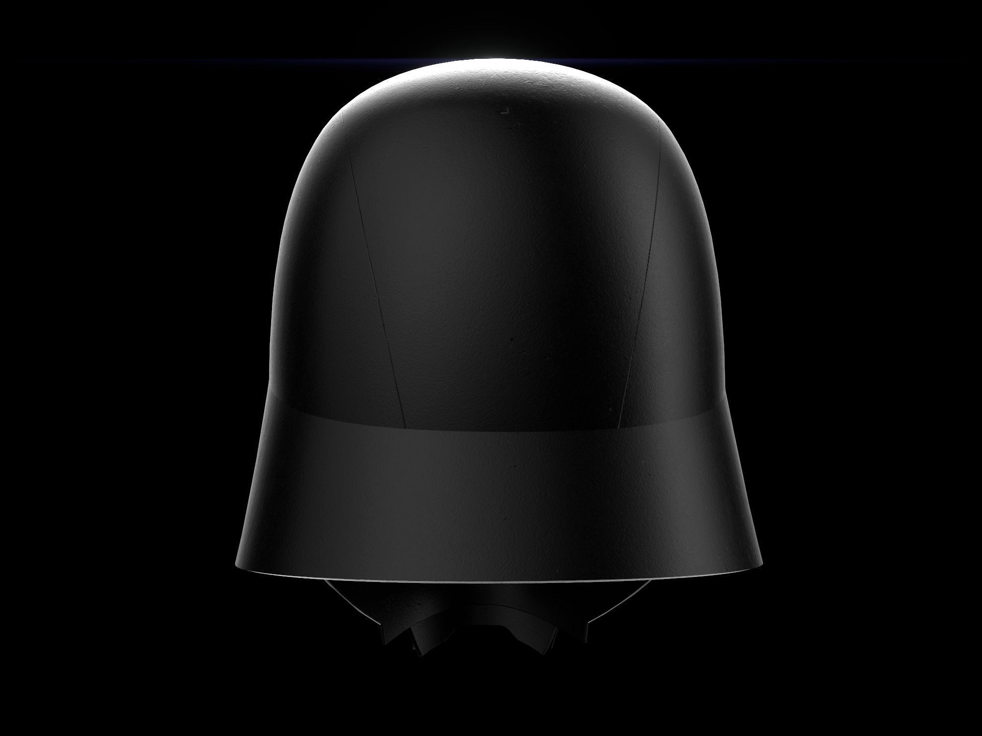 Kylo Ren mask Low-poly 3D model_4