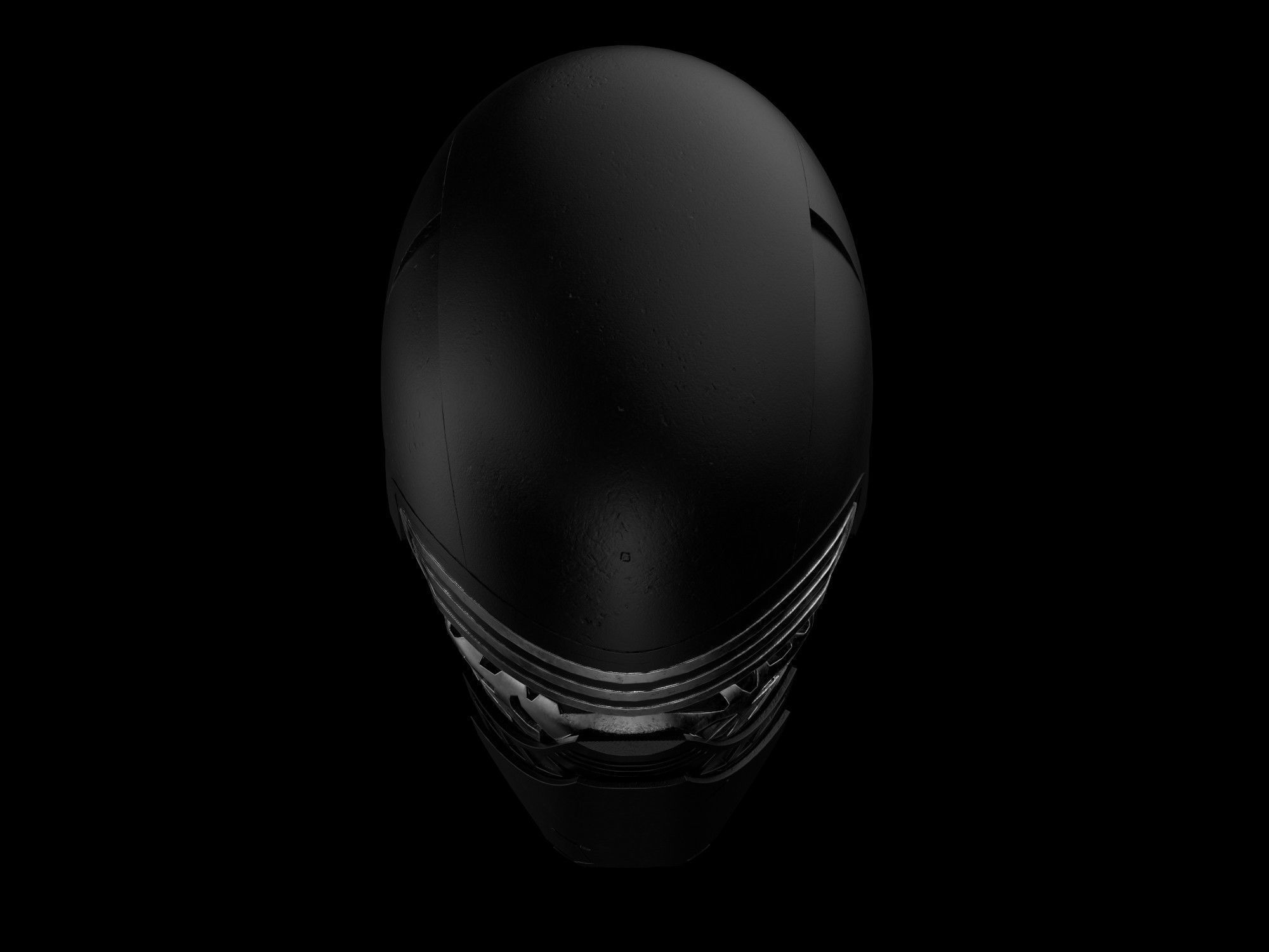 Kylo Ren mask Low-poly 3D model_11