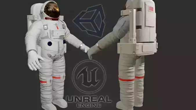 nasa astronaut 3d model 