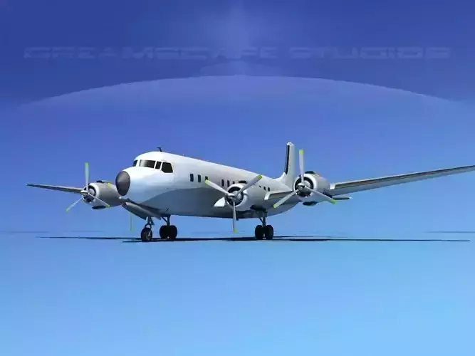 Douglas DC-7B Unmarked 1