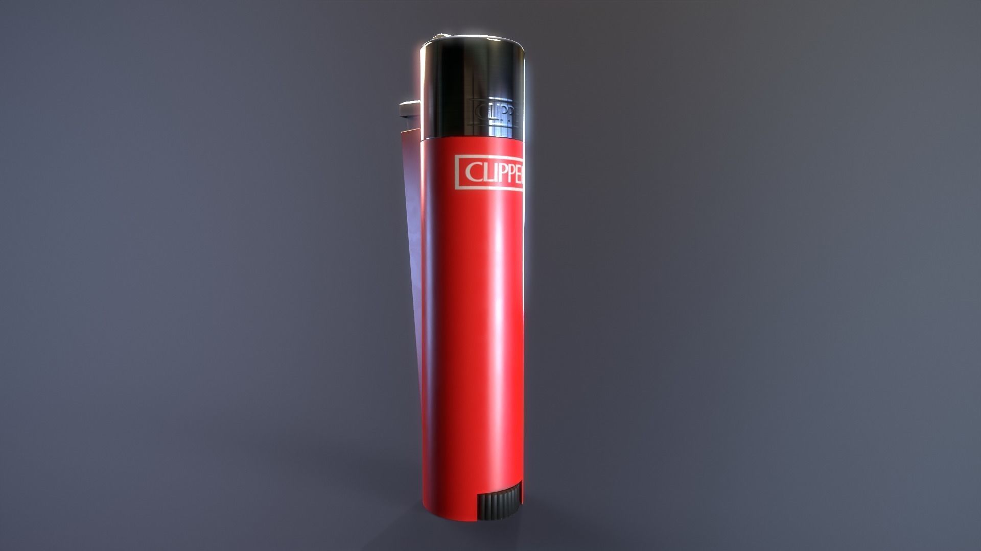 Clipper Lighter 3D model_1