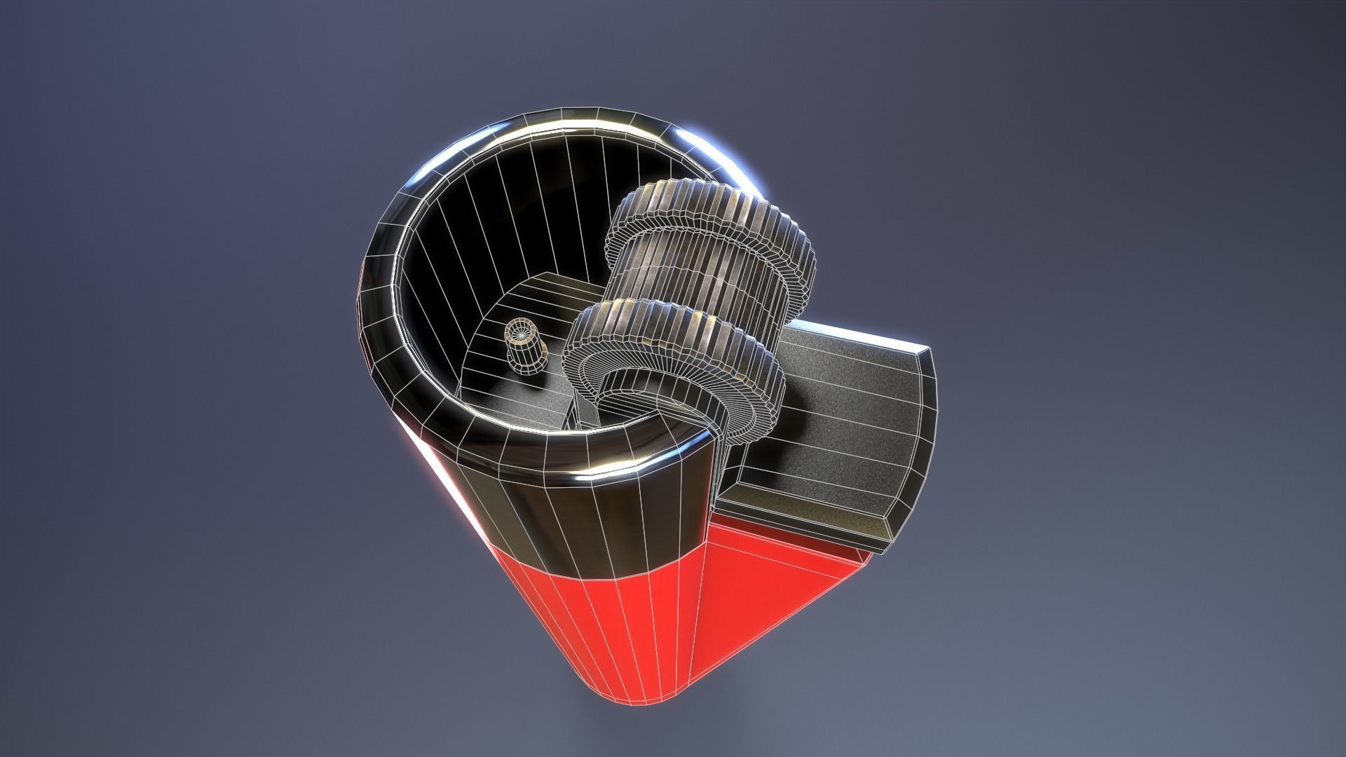 Clipper Lighter 3D model_12