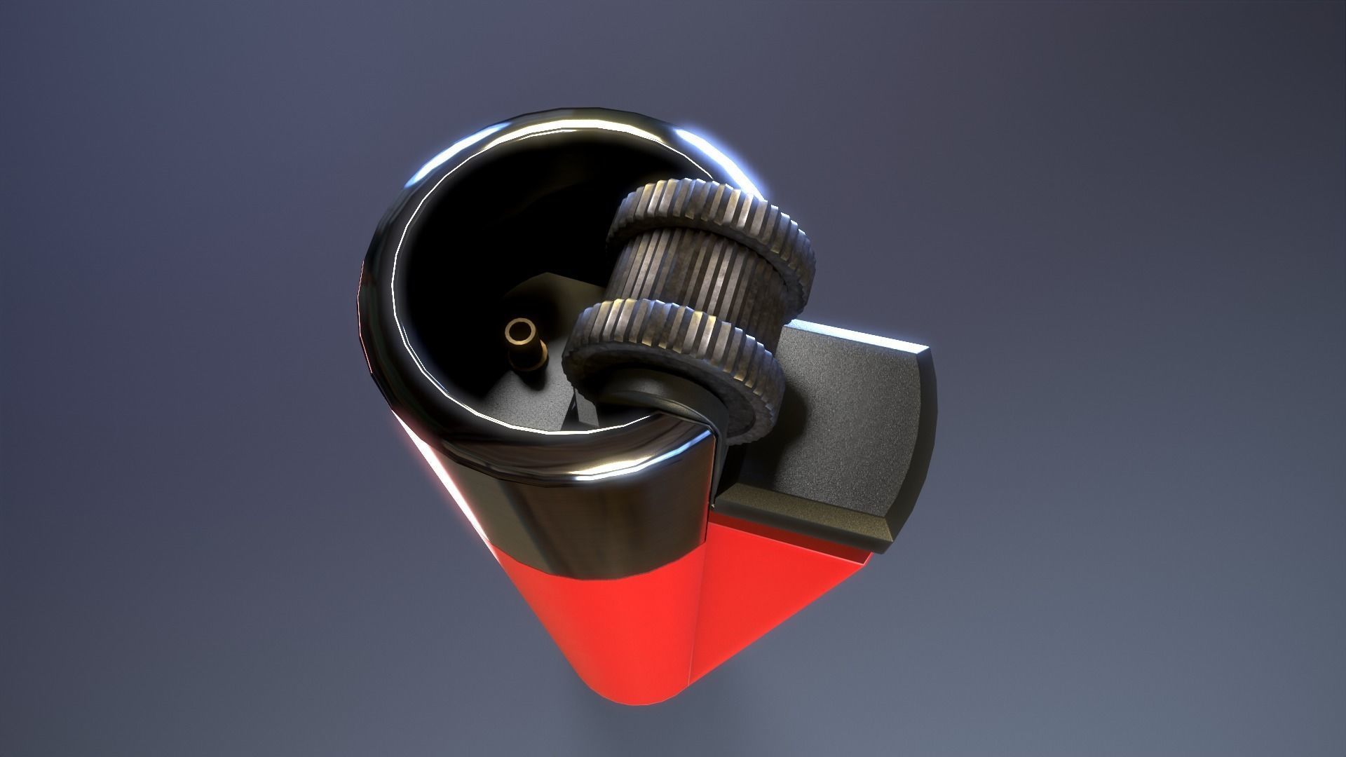 Clipper Lighter 3D model_5
