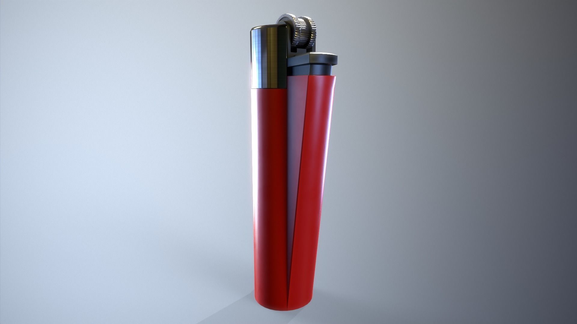 Clipper Lighter 3D model_2