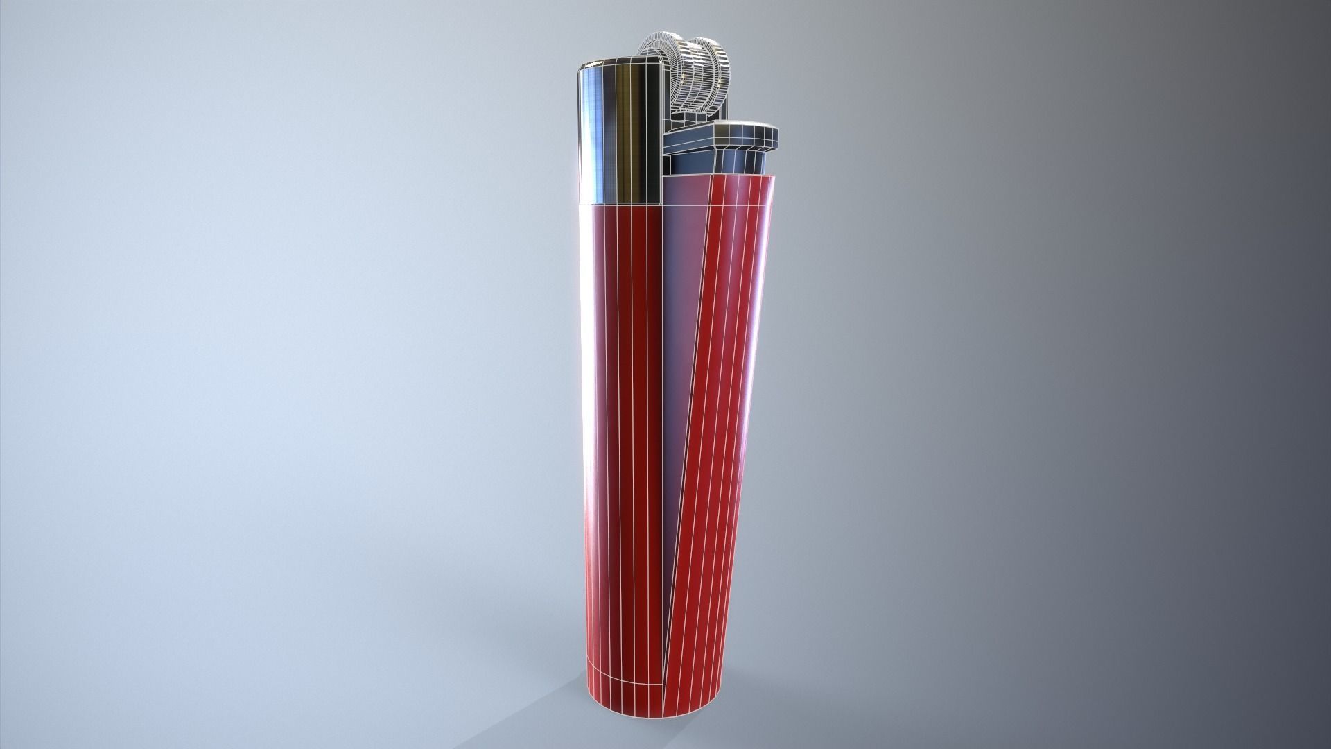 Clipper Lighter 3D model_9