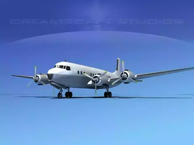 Douglas DC-7B Unmarked 2