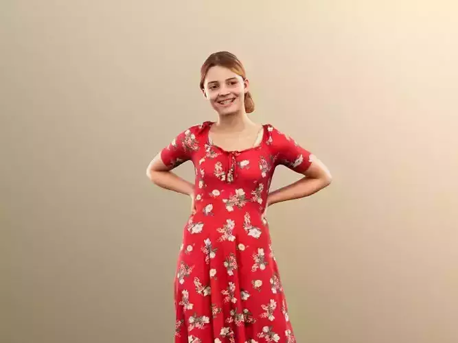 Lea 12115 - Girl Standing Hands On Hips 