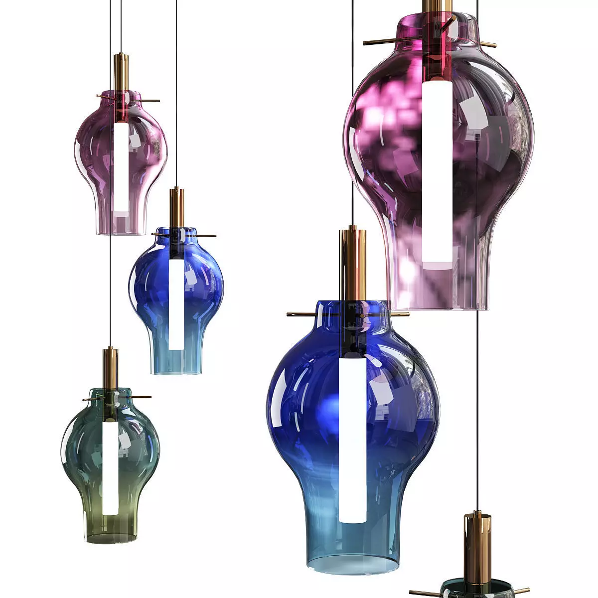 LIKE MULTICOLOR Low-poly 3D model_0