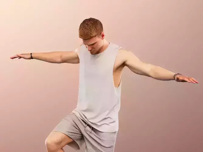 Scott 11991 - Athletic Man Making Sport 