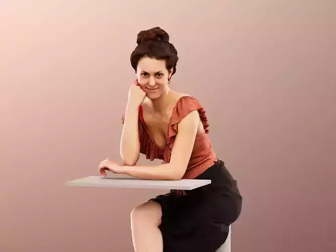 Lizzy 11976 - Elegant Woman Sitting 