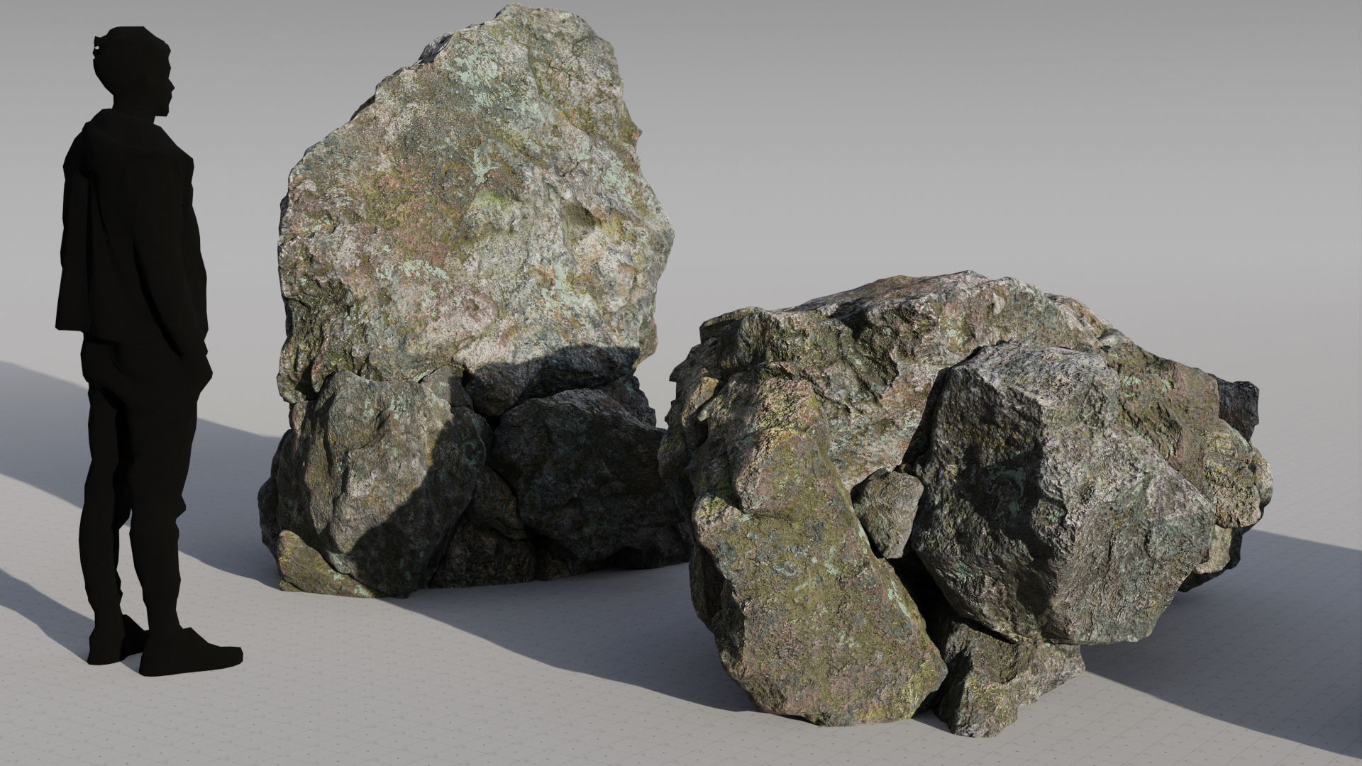 Moss Biome Ground Scatter - 3D AssetKit PBR Low-poly 3D model_38