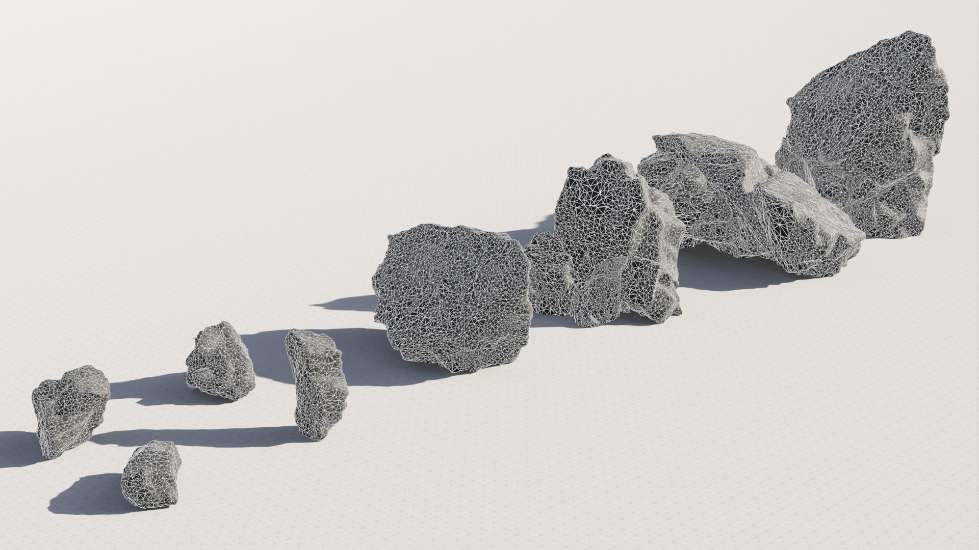 Moss Biome Ground Scatter - 3D AssetKit PBR Low-poly 3D model_43