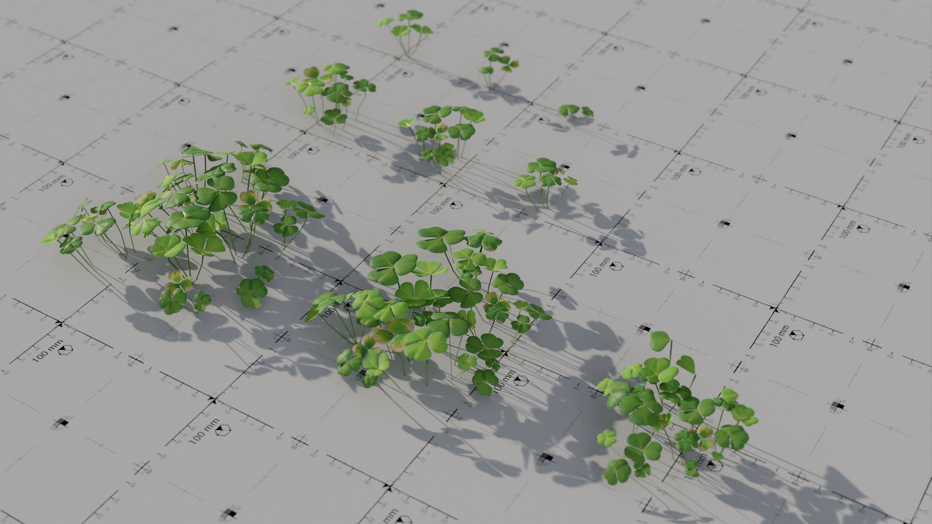Moss Biome Ground Scatter - 3D AssetKit PBR Low-poly 3D model_23