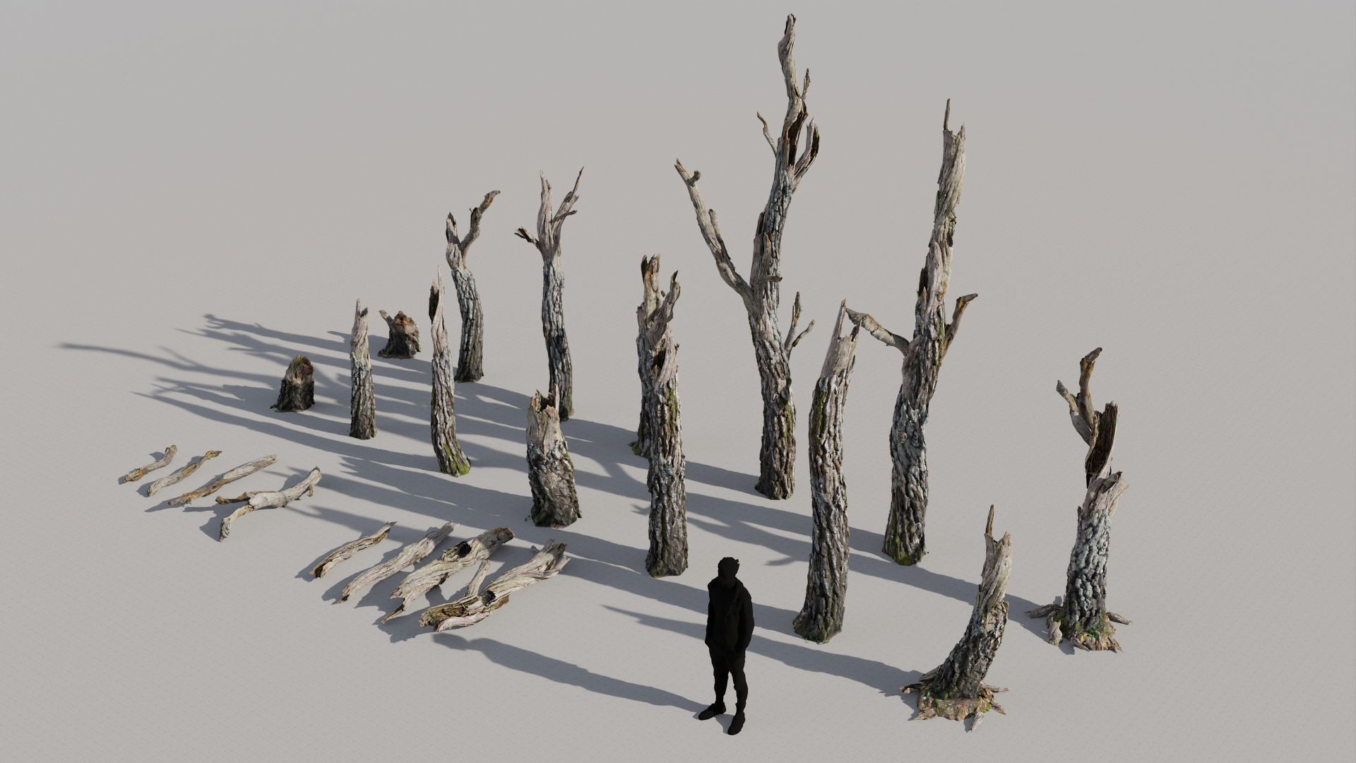 Moss Biome Ground Scatter - 3D AssetKit PBR Low-poly 3D model_16