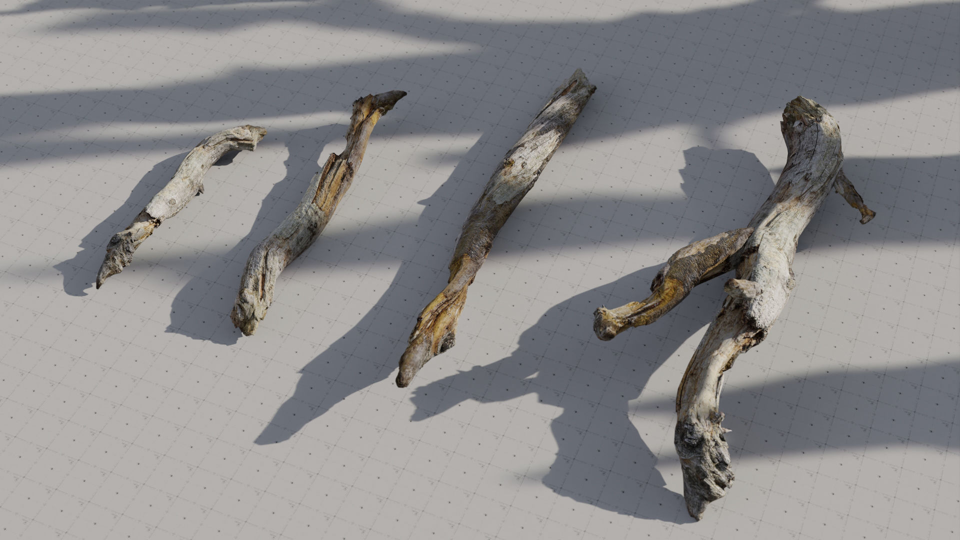 Moss Biome Ground Scatter - 3D AssetKit PBR Low-poly 3D model_19