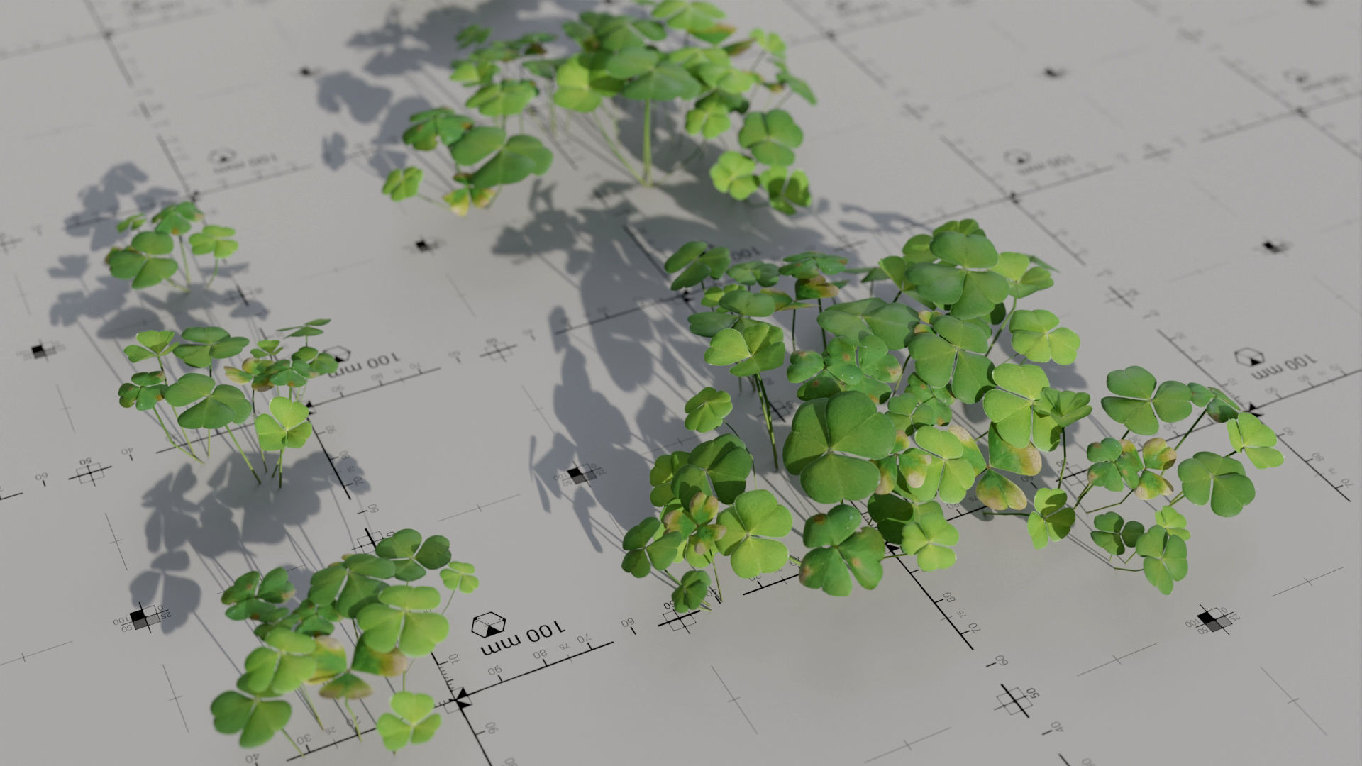 Moss Biome Ground Scatter - 3D AssetKit PBR Low-poly 3D model_22