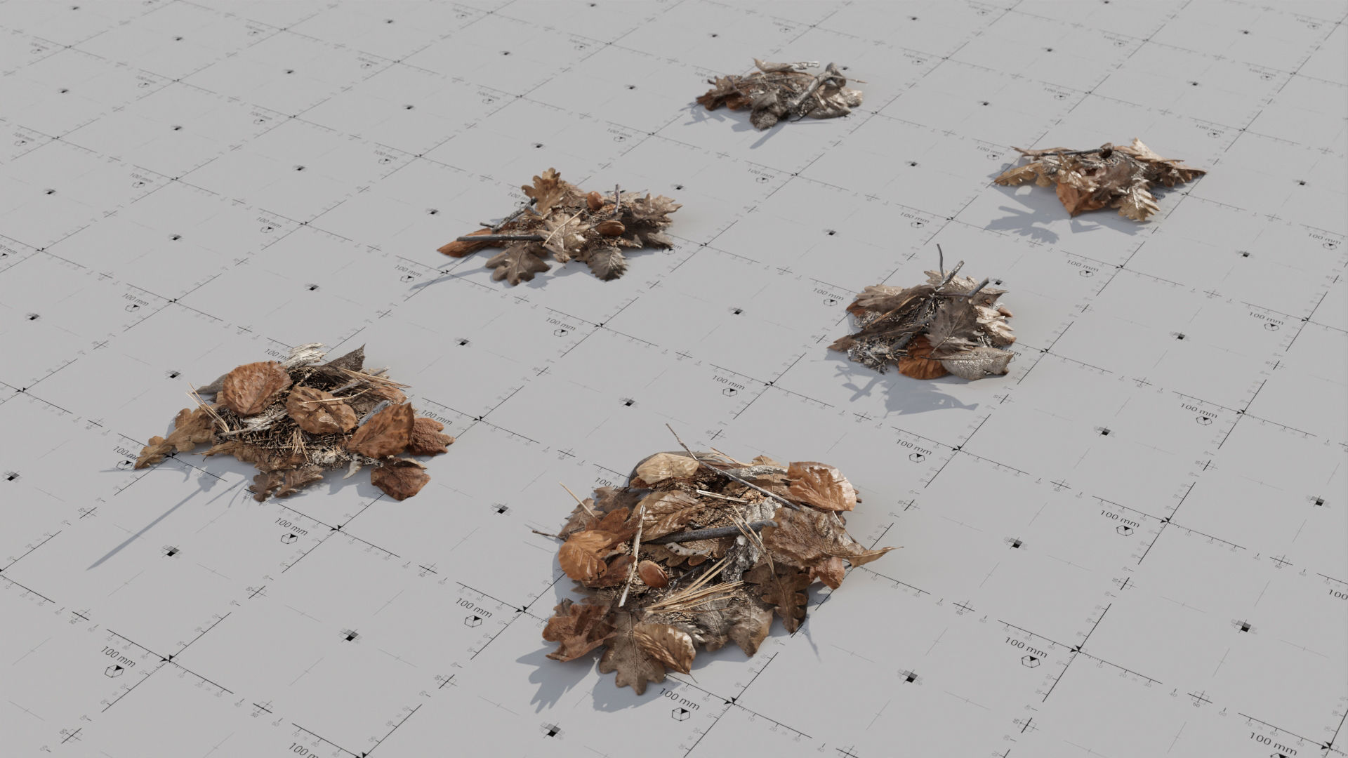 Moss Biome Ground Scatter - 3D AssetKit PBR Low-poly 3D model_25