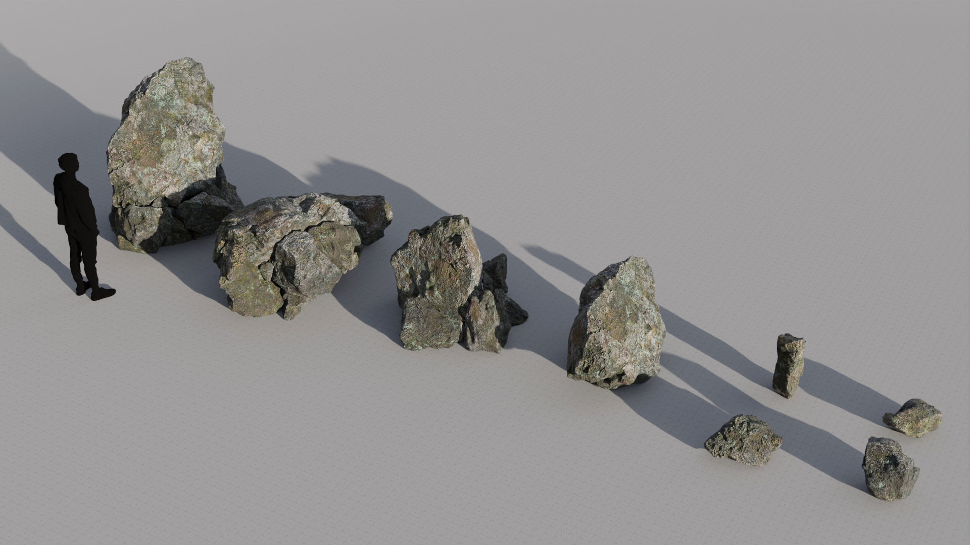 Moss Biome Ground Scatter - 3D AssetKit PBR Low-poly 3D model_37