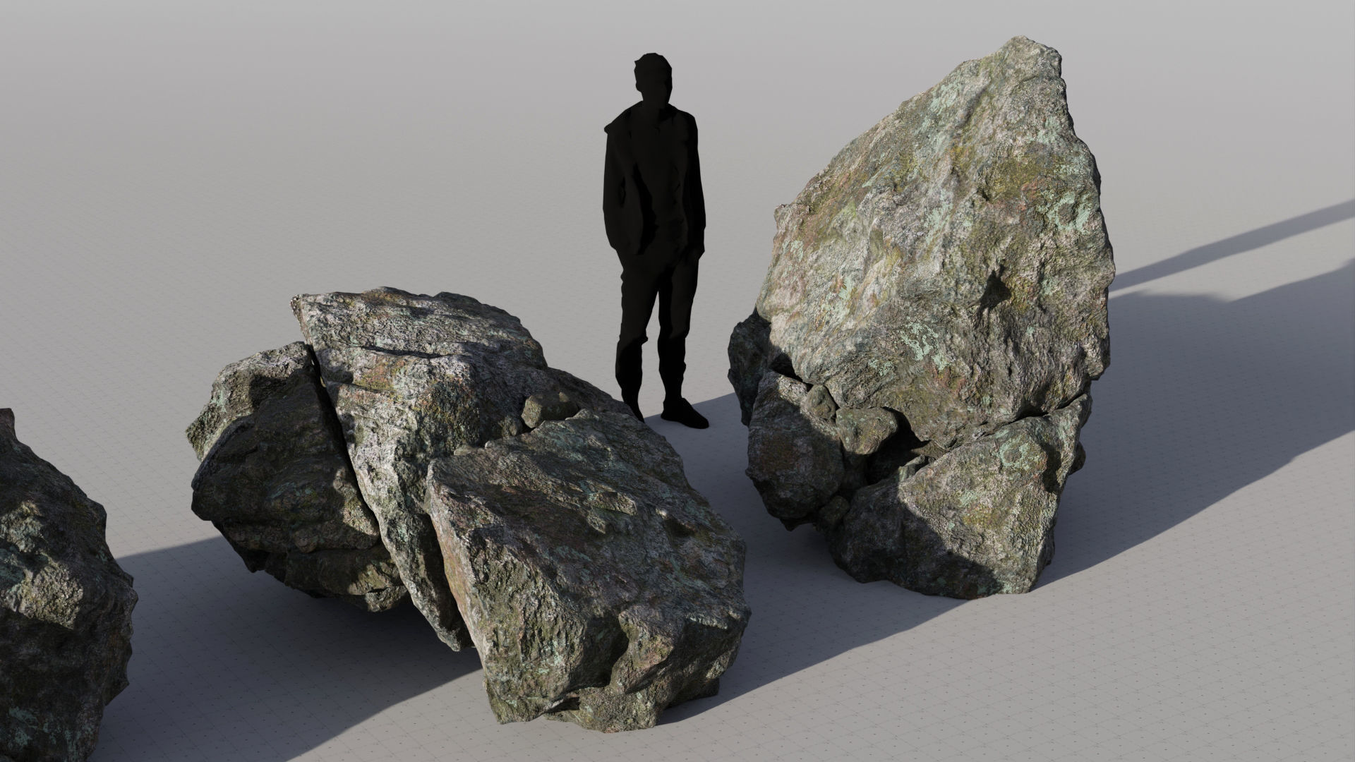 Moss Biome Ground Scatter - 3D AssetKit PBR Low-poly 3D model_34