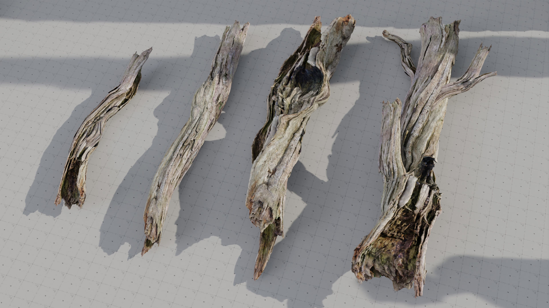 Moss Biome Ground Scatter - 3D AssetKit PBR Low-poly 3D model_18