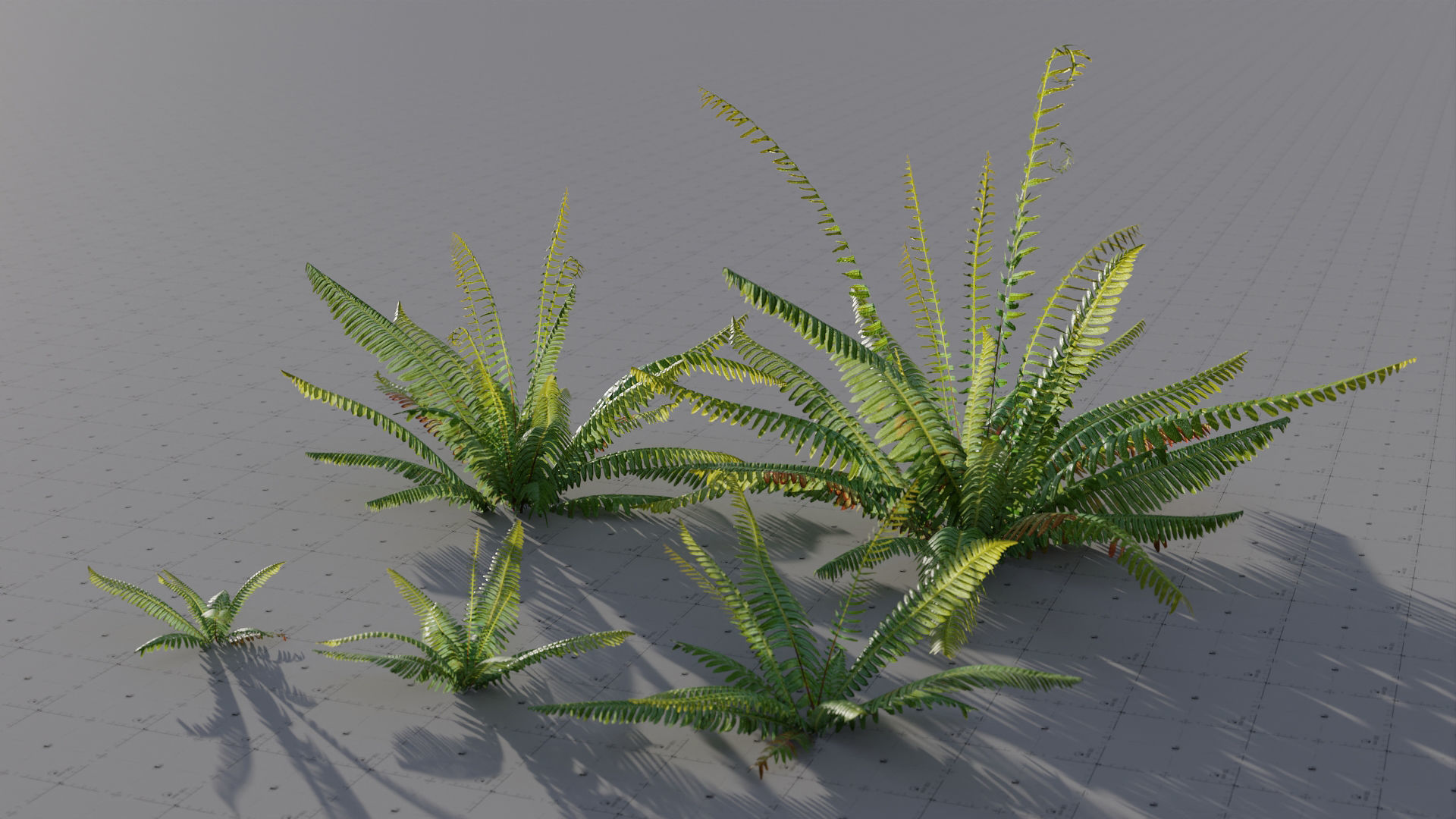 Moss Biome Ground Scatter - 3D AssetKit PBR Low-poly 3D model_20